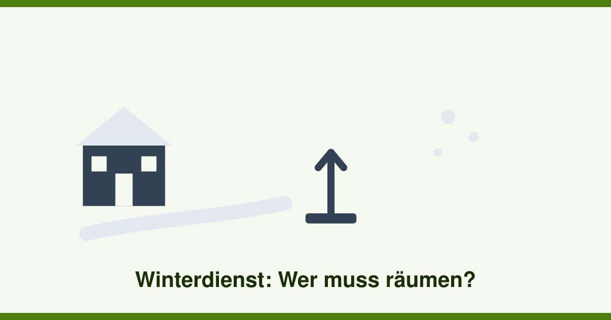 Winterdienst und Räumpflicht: Wer haftet, wenn es glatt wird?